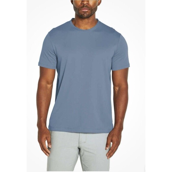 Banana Republic Men’s Luxe Touch Performance T-Shirt Light Blue Size Large - Picture 1 of 9